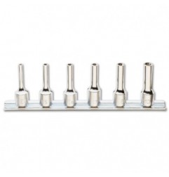 910FTX-L/SB6 Juego de 6 vasos de 3/8&quot, Torx&reg, largos, en soporte