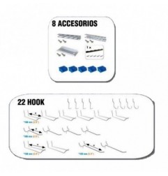 30 UND. ACC015 BT-PANEL (22 HOOK + 8 ACCS)