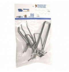 8 UND. GANCHOS DOBLES (A) HOOK08 BOLSA