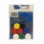 8 UND. IMANES COLORES SURTIDOS PANEL BOLSA