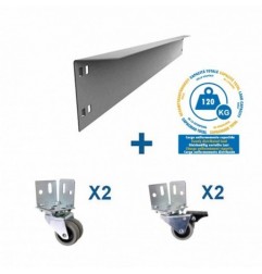 LARGUERO GRIS 1500 + 4RUEDAS (2F+2SF) 120 KG