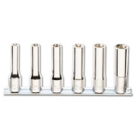 920FTX-LSB6 Juego de 6 vasos de 1/2&quot, Torx&reg, largos, en soporte