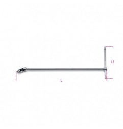 900/40 Mango articulado macho de 1/4&quot, en T