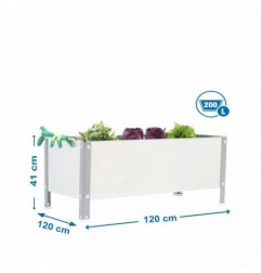 SIMONGARDEN URBAN 410x1200x1200 GRIS/GAL-400l