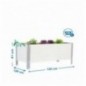 SIMONGARDEN URBAN 410x1200x1200 GRIS/GAL-400l