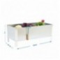 SIMONGARDEN URBAN 410x1200x400 BLANC/GALV-150l