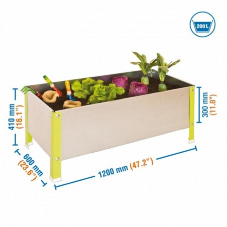 SIMONGARDEN URBAN 410x1200x600 VERDE/GALV-200l