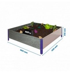 SIMONGARDEN URBAN 410x900x400 AZUL/GALVA-100l