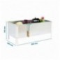 SIMONGARDEN URBAN 410x900x400 BLANC/GALVA-100l