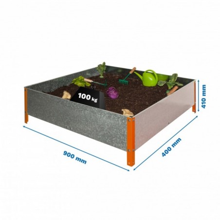 SIMONGARDEN URBAN 410x900x400 NAR/GALVA-100l