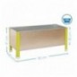 SIMONGARDEN URBAN 410x900x400 VERDE/GALVA-100l