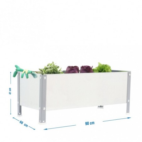 SIMONGARDEN URBAN 410x900x600 GRIS/GALVA-140l