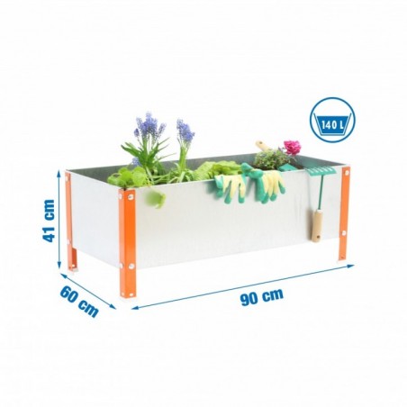 SIMONGARDEN URBAN 410x900x600 NAR/GALVA-140l