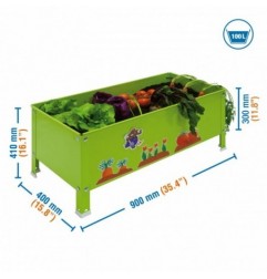 SIMONGARDEN URBAN KID 410x900x400 VERDE-100l