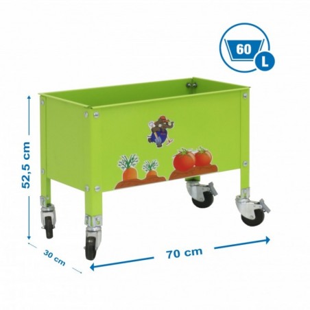 SIMONGARDEN URBAN KID MOBILE 700x300 VERDE-60l