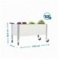 SIMONGARDEN URBAN MOB. 1200x400 GRIS/GAL