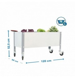 SIMONGARDEN URBAN MOB. 1200x600 GRIS/GAL