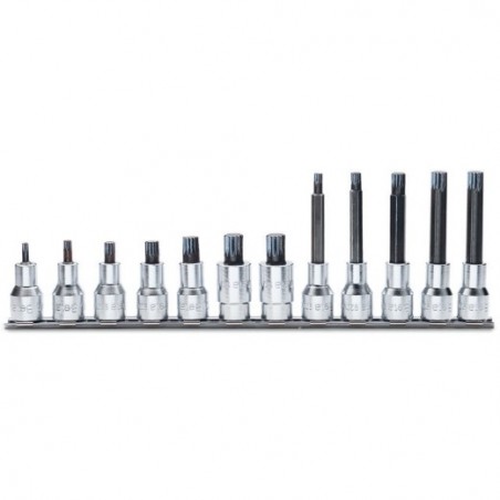 920XZN/SB12 Juego de 12 vasos de 1/2&quot, con punta XZN&reg,, en soporte