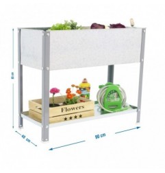 SIMONGARDEN URBAN TOP 850x900x400 GRI/GAL-100l
