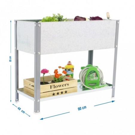 SIMONGARDEN URBAN TOP 850x900x400 GRI/GAL-100l