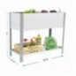 SIMONGARDEN URBAN TOP 850x900x400 GRI/GAL-100l