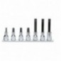 920ES/SB7 Juego de 7 vasos de 1/2&quot, con punta RIBE&reg,, en soporte