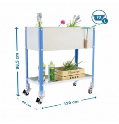 SIMONGARDEN URBAN TOP MOB. 1200x400 AZUL/GALVA