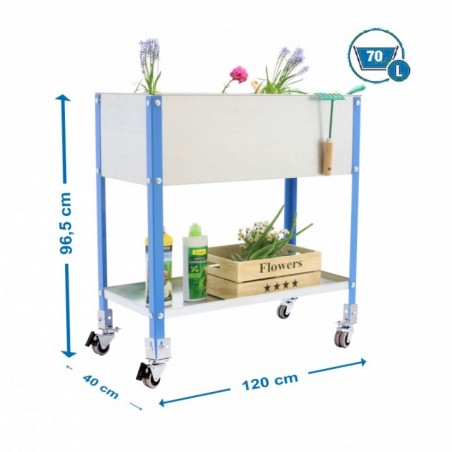 SIMONGARDEN URBAN TOP MOB. 1200x400 AZUL/GALVA