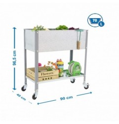 SIMONGARDEN URBAN TOP MOB. 900x400 GRIS/GAL