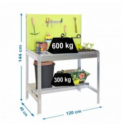 SIMONGARDEN BT2 1200X400 GALVA/VERDE