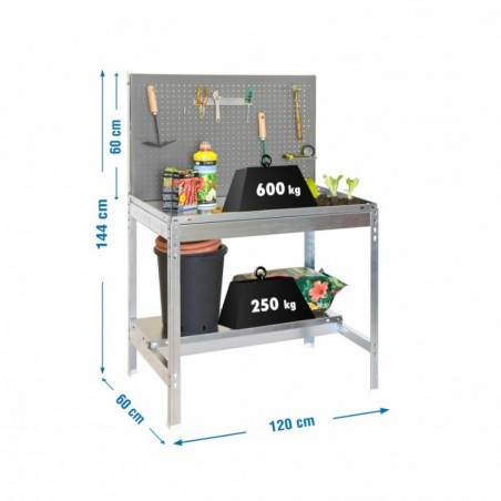 SIMONGARDEN BT2 1200x600 GALVA/GRIS