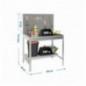 SIMONGARDEN BT2 900X400 GALVA/GRIS