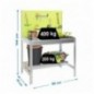 SIMONGARDEN BT2 900X400 GALVA/VERDE