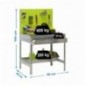 SIMONGARDEN BT2 BOX 900x400 GALVA/VERDE