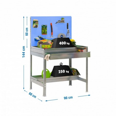 SIMONGARDEN BT2 BOX 900x600 GALVA/AZUL