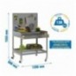 SIMONGARDEN BT2 BOX MOB. 1200x600 GRIS/GALVA