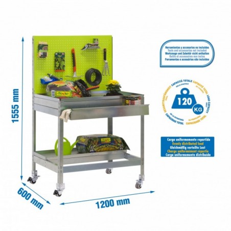 SIMONGARDEN BT2 BOX MOB. 1200x600 VERDE/GALVA