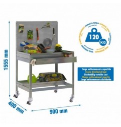 SIMONGARDEN BT2 BOX MOB. 900x400 GRIS/GALVA