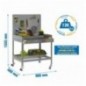 SIMONGARDEN BT2 BOX MOB. 900x400 GRIS/GALVA