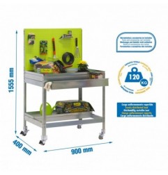 SIMONGARDEN BT2 BOX MOB. 900x400 VERDE/GALVA