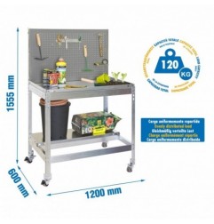 SIMONGARDEN BT2 MOB. 1200x600 GRIS/GALVA