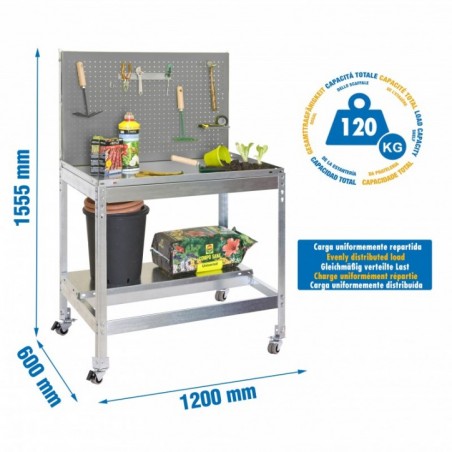SIMONGARDEN BT2 MOB. 1200x600 GRIS/GALVA