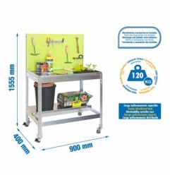 SIMONGARDEN BT2 MOB. 900X400 VERDE/GALVA