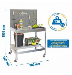SIMONGARDEN BT2 MOB. 900x600 GRIS/GALVA