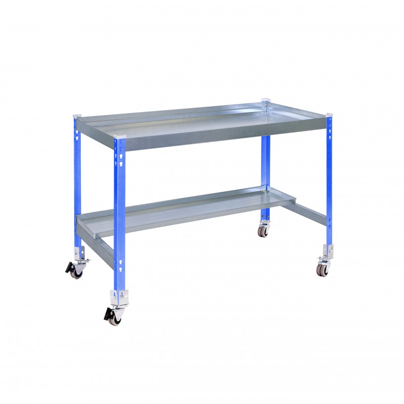 SIMONGARDEN DESK MOB. 1200x600 AZUL/GALVA