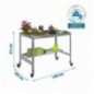 SIMONGARDEN DESK MOB. 1200x600 GRIS/GALVA