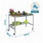 SIMONGARDEN DESK MOB. 1500x600 GALVA/GALVA