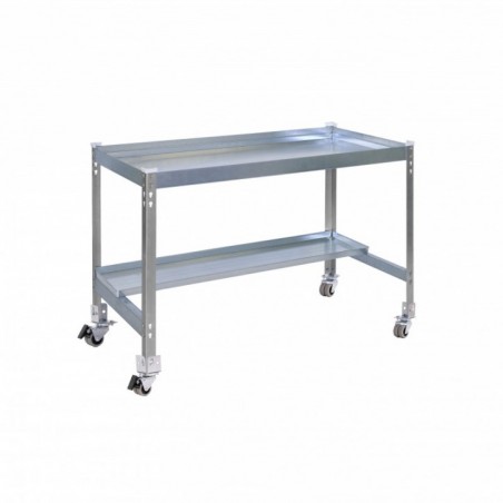 SIMONGARDEN DESK MOB. 1500x600 GRIS/GALVA