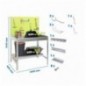 PACK S.GARDEN BT2 1200x600 VERDE/GALVA+ 9ACCS