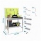 PACK S.GARDEN BT2 900X400 VERDE/GALVA+ 9ACCS